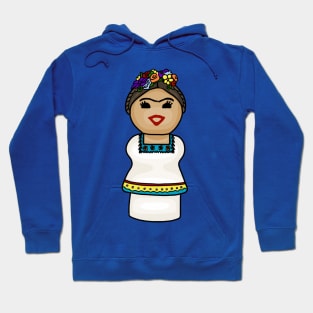 Cute Frida Kahlo Portrait Hoodie